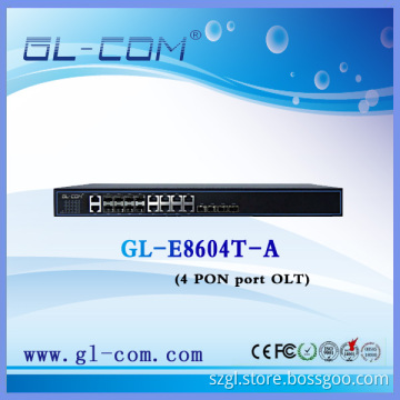 1U Gepon/Epon OLT with 4 ports for FTTH solution/OLT gpon